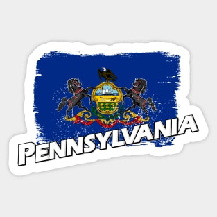 Pennsylvania flag Sticker